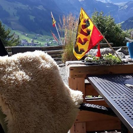 Chalet Gotthelf Gartenstudio, Ferien Mit Hund Adelboden Kültér fotó