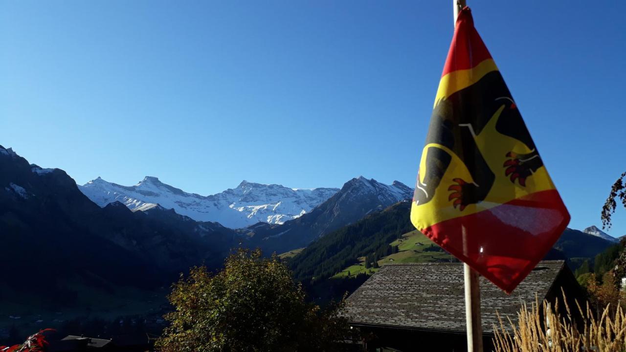 Chalet Gotthelf Gartenstudio, Ferien Mit Hund Adelboden Kültér fotó