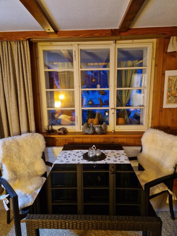 Chalet Gotthelf Gartenstudio, Ferien Mit Hund Adelboden Kültér fotó