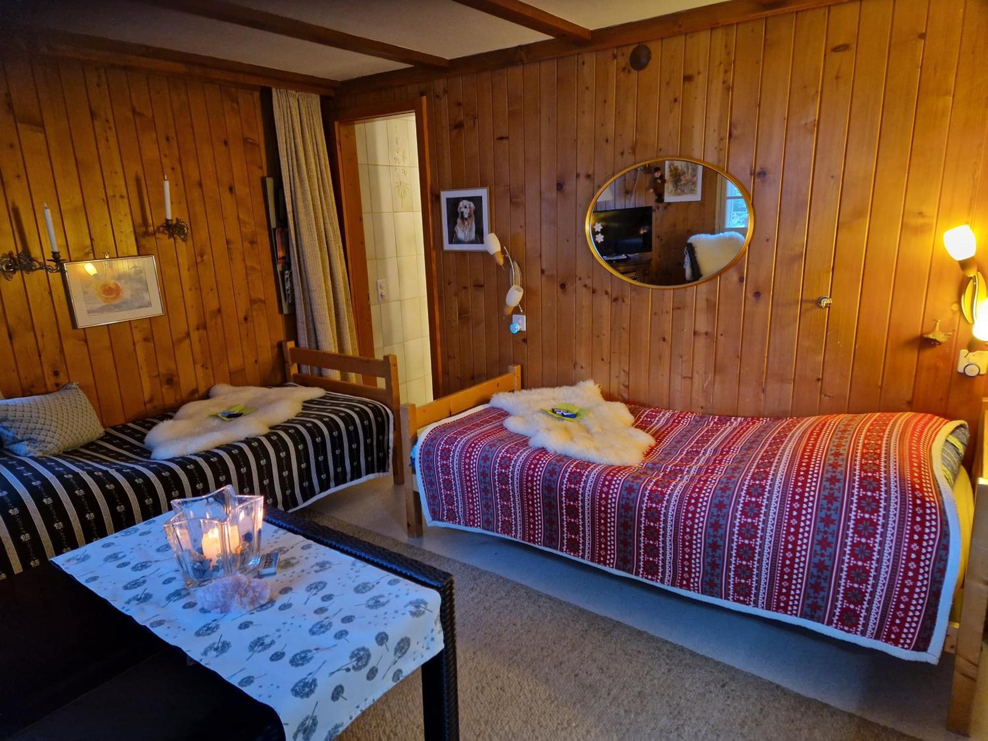 Chalet Gotthelf Gartenstudio, Ferien Mit Hund Adelboden Kültér fotó
