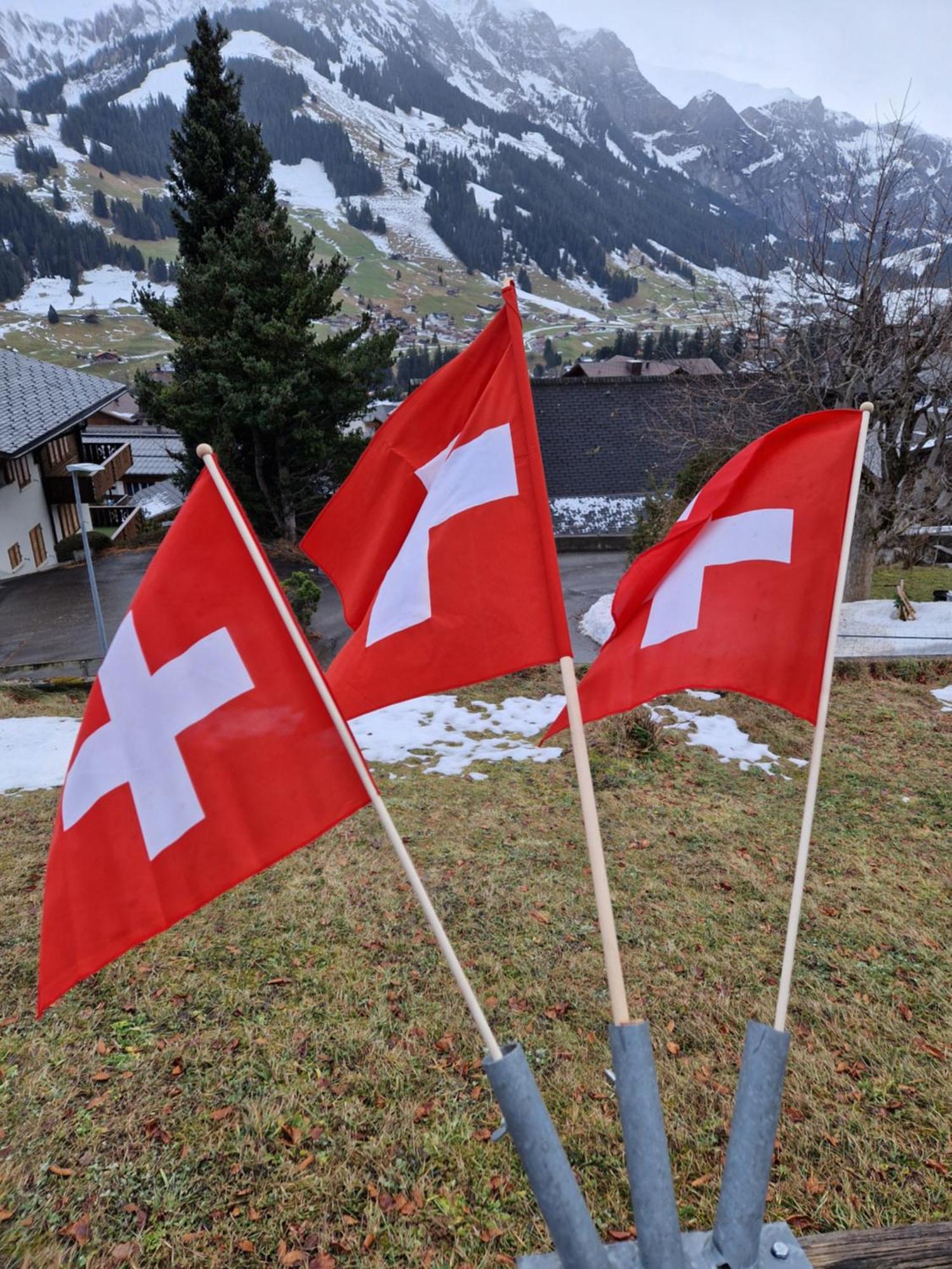 Chalet Gotthelf Gartenstudio, Ferien Mit Hund Adelboden Kültér fotó